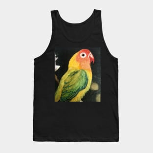 Watercolor Parrot Tank Top